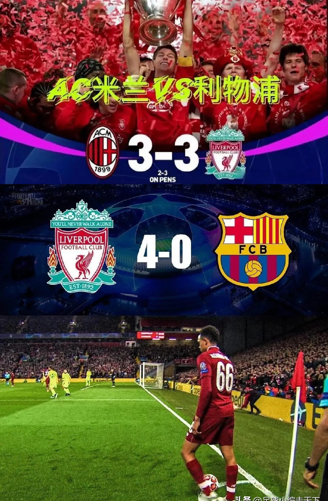 利物浦客场逆袭罗马,拜仁晋级欧冠决赛 利物浦客场逆袭罗马,拜仁晋级欧冠决赛